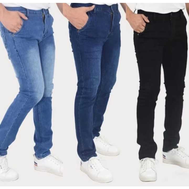 Celana Jeans Pria Biru