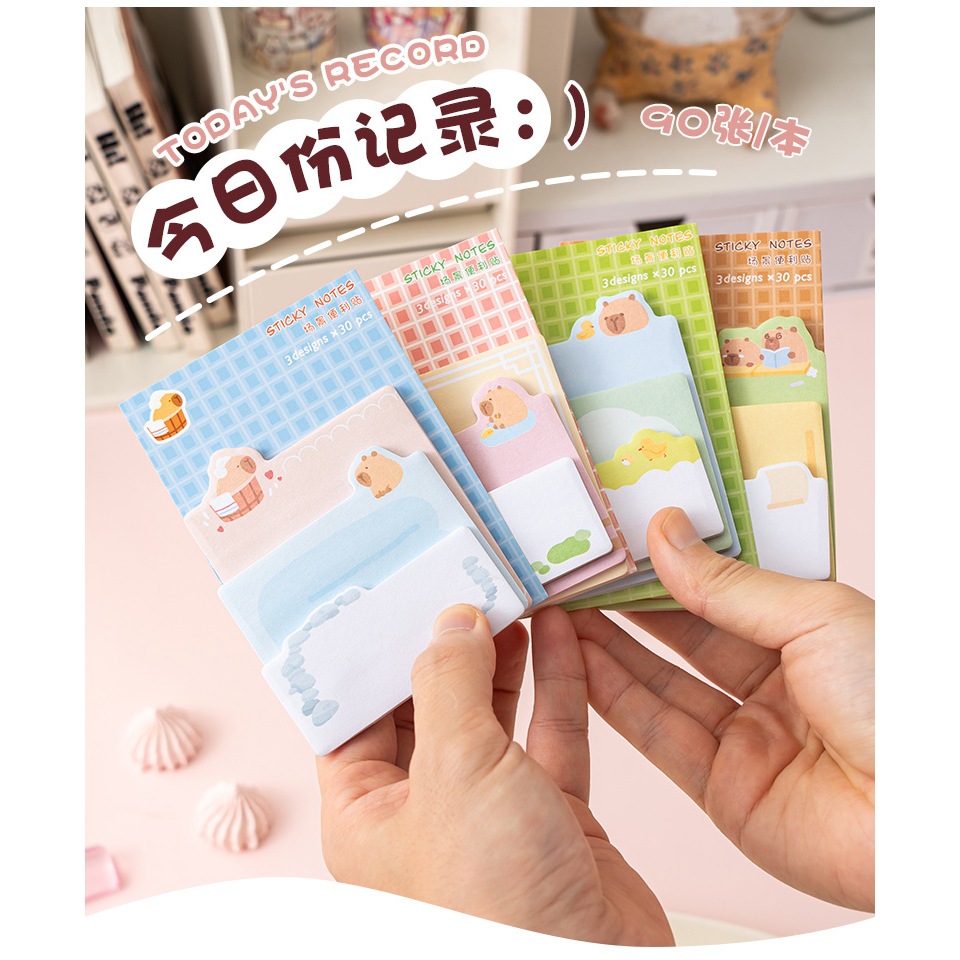 

Kakamoe - Sticky notes 3 in 1 / notepad / sticky note / memopad animal lucu