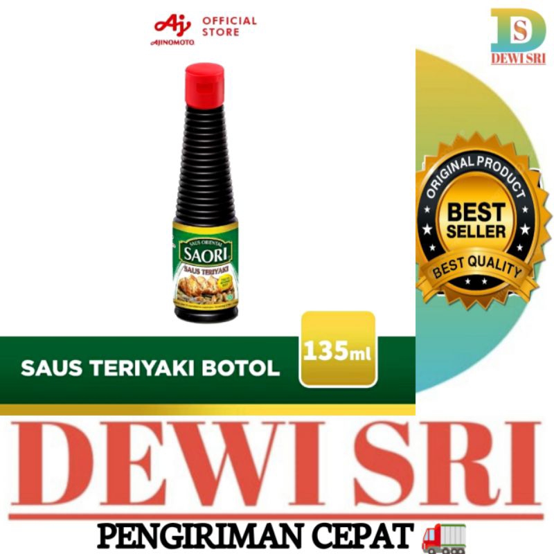 

SAORI SAUS TERIYAKI Kemasan Botol 135ml