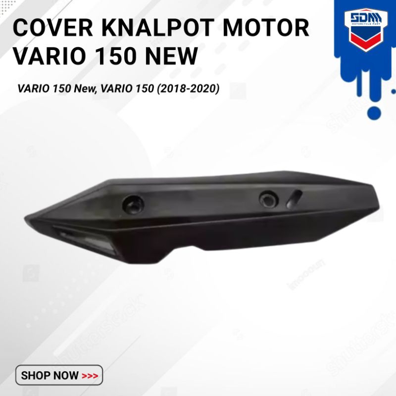 Cover Knalpot Motor Vario 150 New | COVER KNALPOT VARIO 150 NEW | TUTUP COVER KNALPOT VARIO LED (201