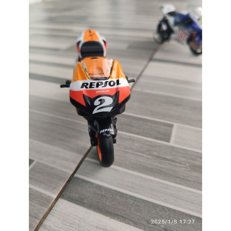miniatur MotoGP Honda Dani Pedrosa 2008
