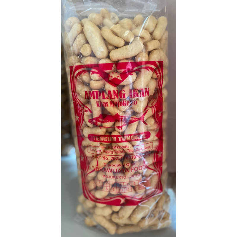 

Krupuk Ikan / Amplang Ikan Tengiri Khas Mojokerto 1kg
