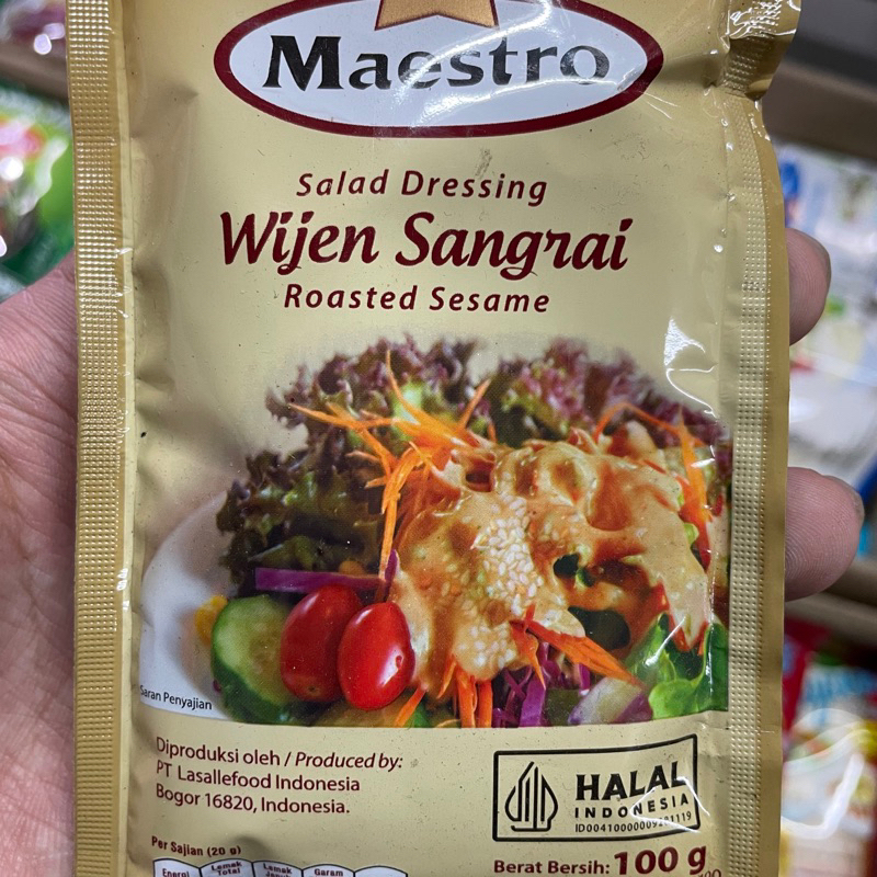 

Maestro Wijen Sangrai 100g