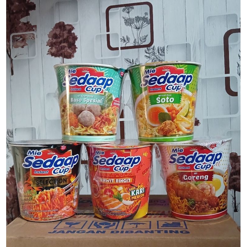 

Mie Sedaap Cup Semua Varian Kemasan 81gr