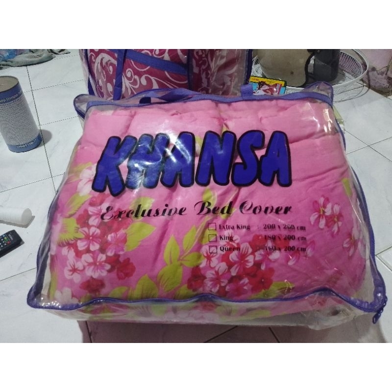 preloved bed cover khansa