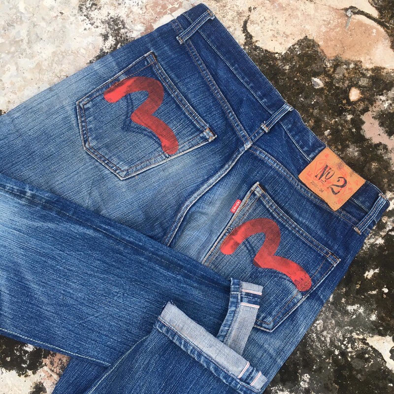 Evisu Selvedge Jeans Lot 2005-4 Size 32