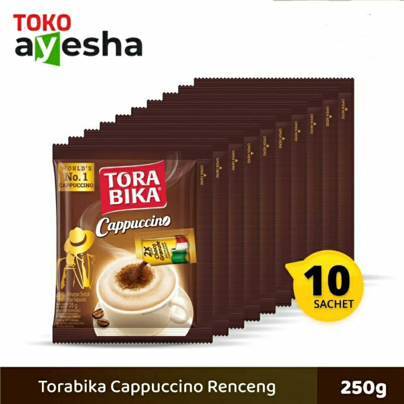 

Torabika Cappuccino Renceng isi 10 Sachet