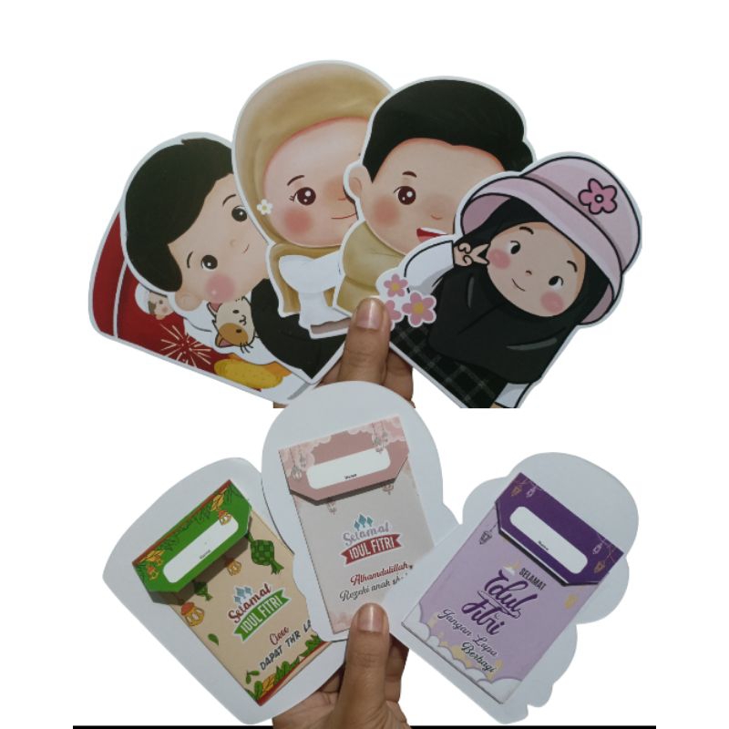 

AMPLOP LEBARAN KARAKTER 3D JUMBO isi 10 pcs