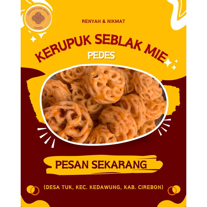 

Kerupuk Seblak Mamang Rafael/ 500 gram/ 250gram/ 150 gram /Rasa Pedas