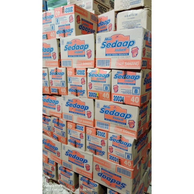 

mie sedap ayam bawang 1 karton