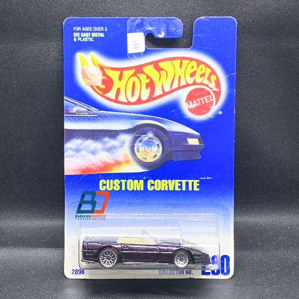 Hot Wheels Card Lama Custom Corvette