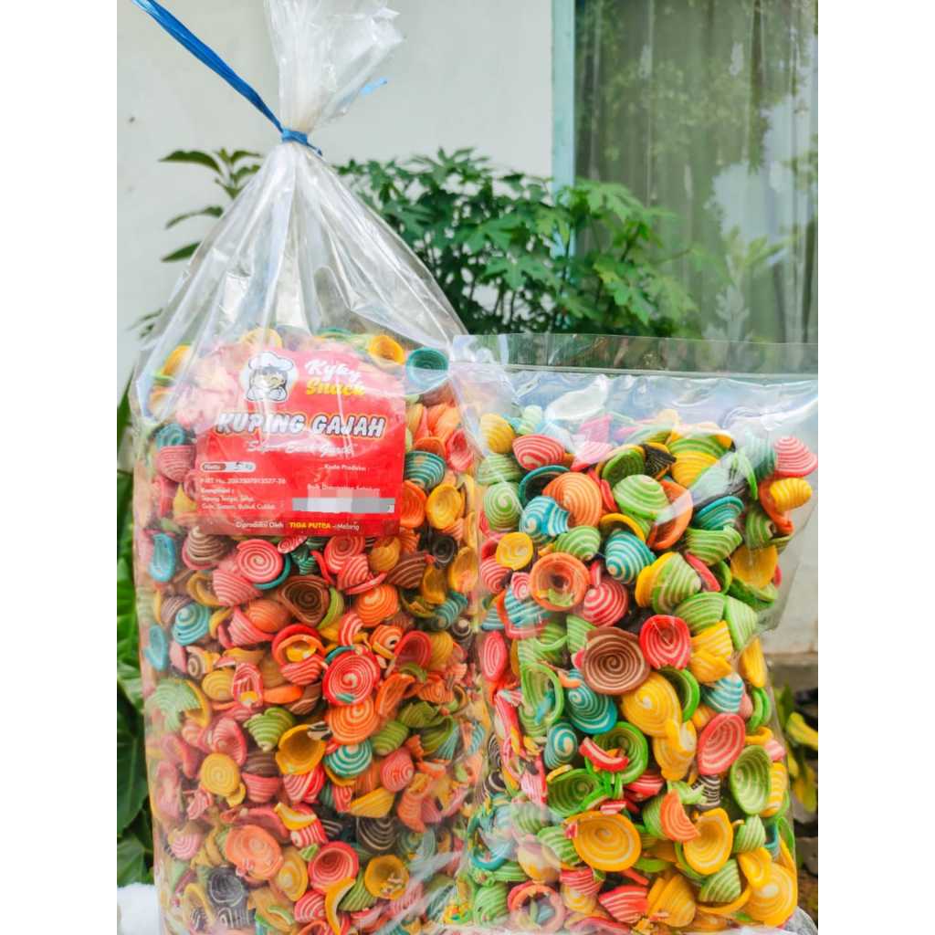 

Kuping Gajah Rainbow 250g dan 500g