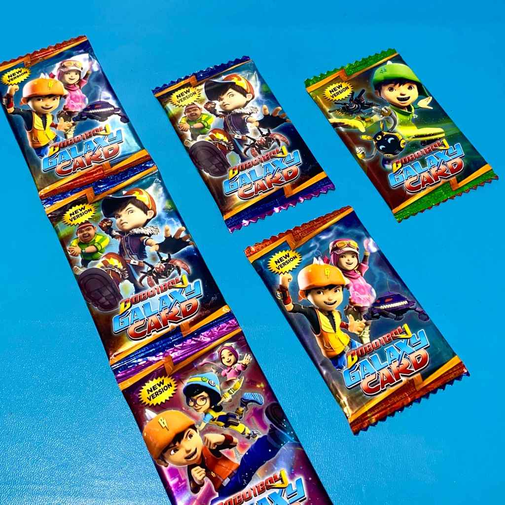 Trading Card BoboiBoy Galaxy Card New Version