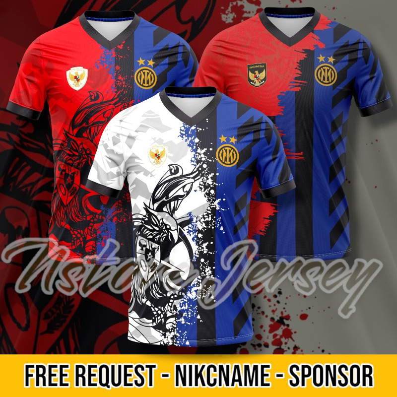 Jersey Kombinasi Indonesia X Inter 2025 Free request Namset