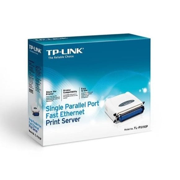TP-LINK Single Parallel Port Fast Ethernet Print Server TL-PS110P