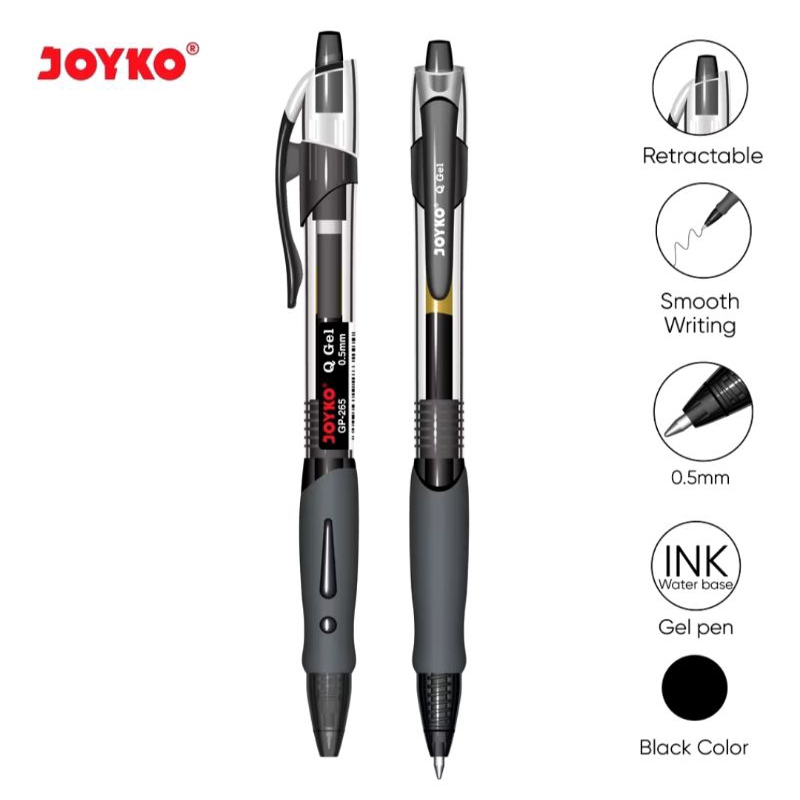 

Pulpen Joyko GP-265 Hitam | Murah Meriah Cocok Untuk Kegiatan Sekolah ,Kantor Dll | Harga per 3 pcs/biji
