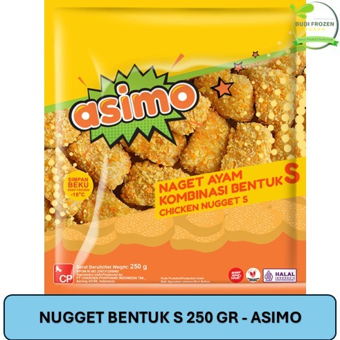 

NAGET / NUGET ASIMO / CHCIKEN NUGGET BENTUK S 250 GR - ASIMO