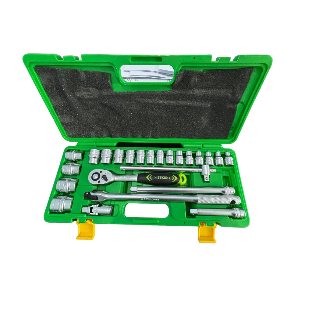 Kunci Sock Set 24 pcs (8-32 MM) 12 PT Tekiro