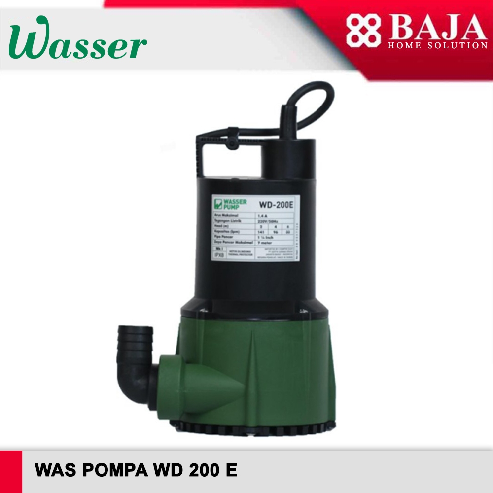 Pompa Celup WD-200E Wasser 200 Watt