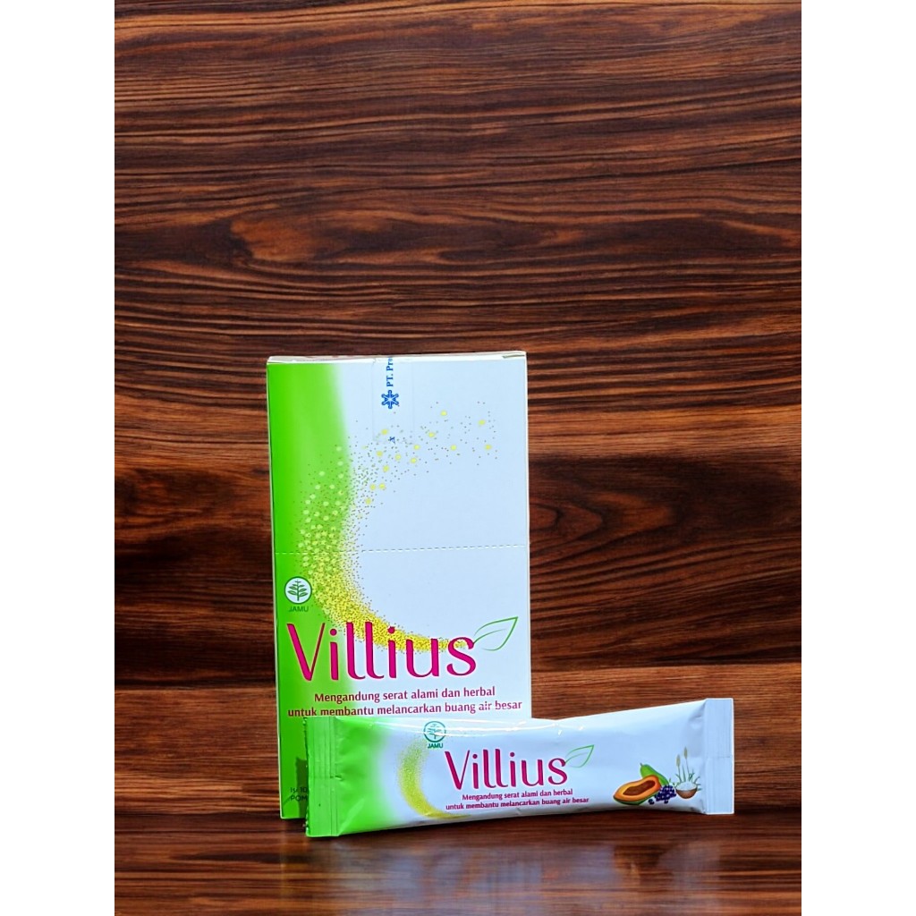 

Villius 1 Sachet 10gr Membantu melancarkan buang air besar