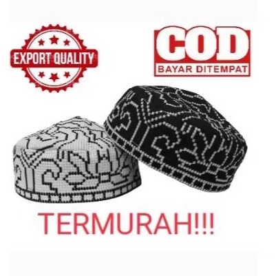 Peci Pakistan/Peci rajut/Peci bordir/peci haji/ peci dewasa dan anak