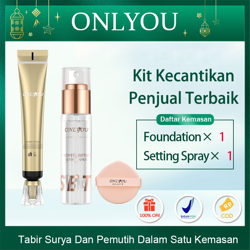 【BPOM】ONLYOU Makeup Stay Lock Mist | Setting Spray |Hydrating & Nourishing | | Makeup Lock|Mist & ON