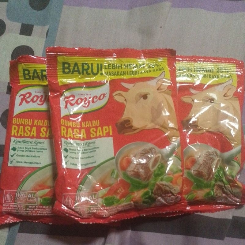

Royco rasa sapi 220gr bumbu kaldu
