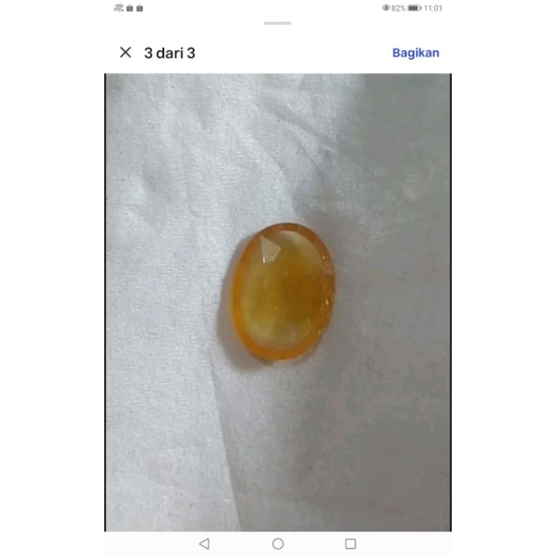 NATURAL YELLOW SAPPHIRE SAFIR AFRICA