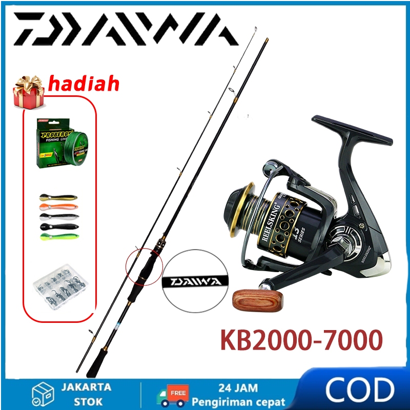 1.65M/1.8M/2.1M/2.4M Joran Pancing Set 15 Kg Reel Pancing Murah Kuat Power Pancing Set /pancing 1 se