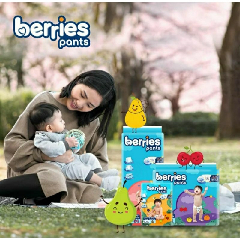 BERRIES PANTS POPOK BERRIES PANTS M34 L30 XL26 POPOK  BERRIES MURAH
