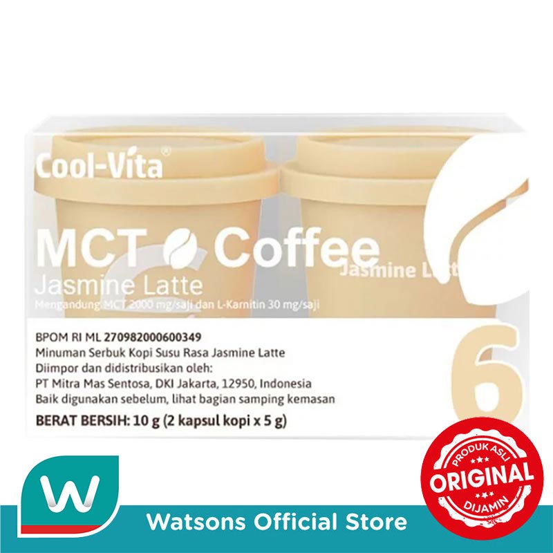 

Coolvita MCT Coffee Capsule Jasmine Latte 2'S