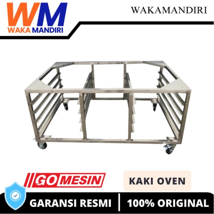 Kaki Meja Oven 1 Deck 2 Tray Stainless Kaki Oven 8 Tray Knockdown
