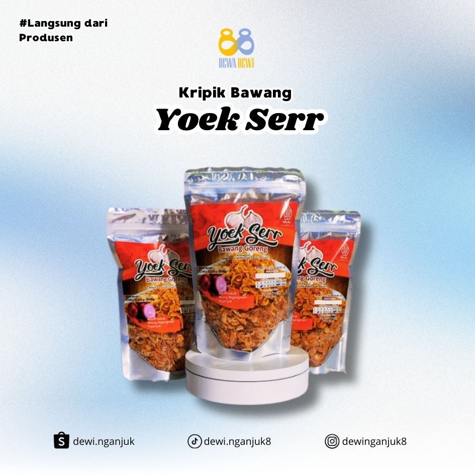 

Keripik Bawang Merah Yoek Serr