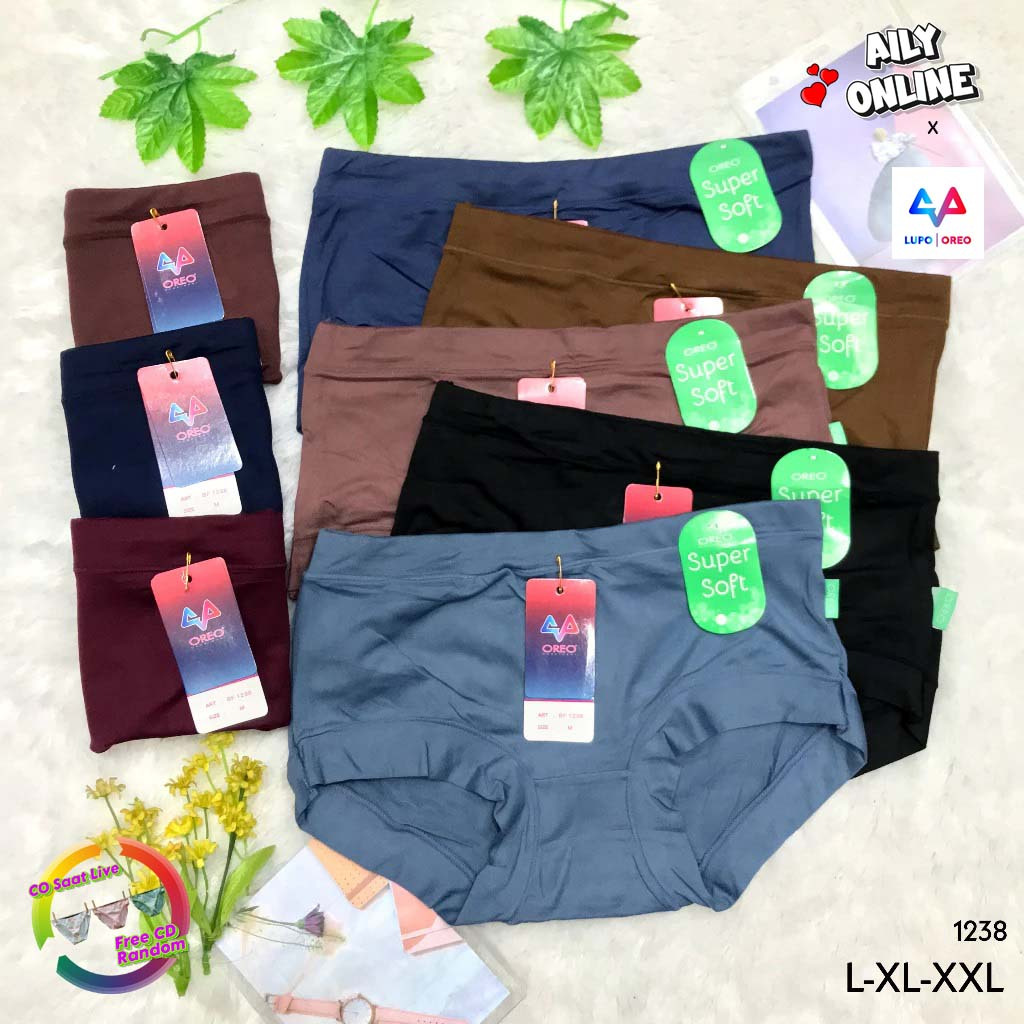 Aily X Oreo 1238 Satuan CD Wanita Bahan elastis bagus