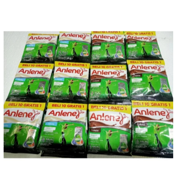 

Susu Anlene Activit Sachet Remaja - Dewasa (10 pcs x 20g ) - Nutrisi Tinggi Kalsium