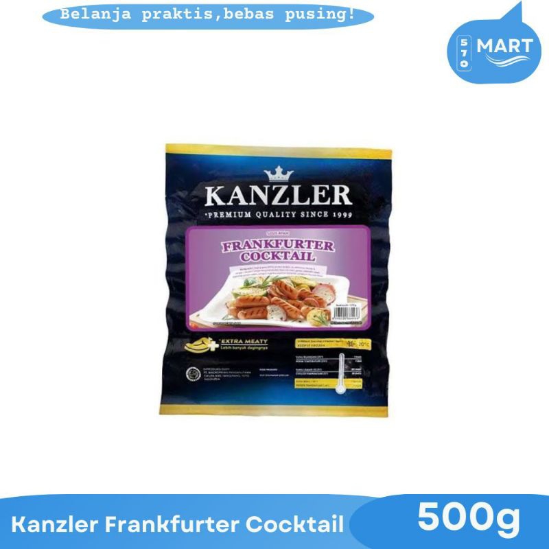 

KANZLER Sosis Ayam Frankfurter Cocktail 500gr