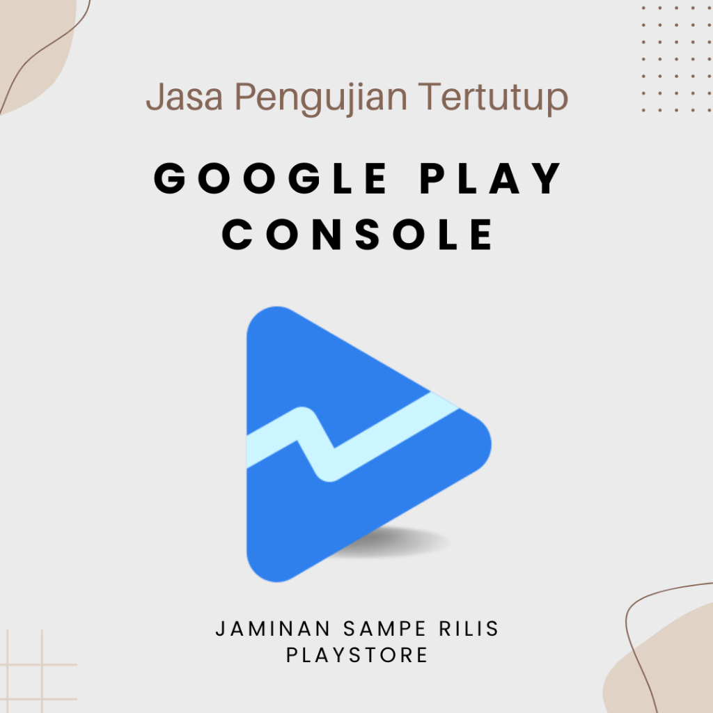 Jasa Pengujian Tertutup Google Play Console 1 tester | Jaminan Sampe Approve