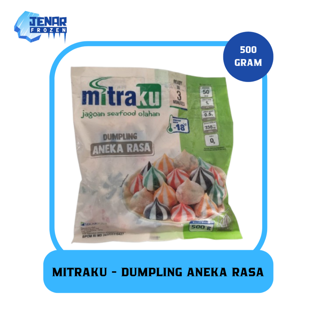 

Mitraku Dumpling Aneka Rasa 500 Gram