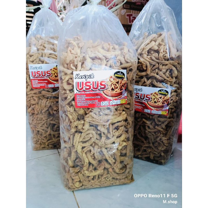 

Snack Keripik usus putra mahkota