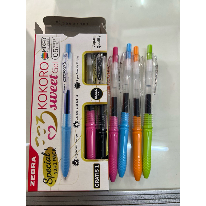 

Pulpen pena Gel KOKORO ZEBRA sweet gel dan mirai