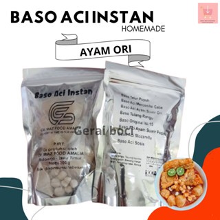 

PAKET 5 PACK BASO ACI INSTAN AYAM ORIGINAL MAZFOOD HOMEMADE