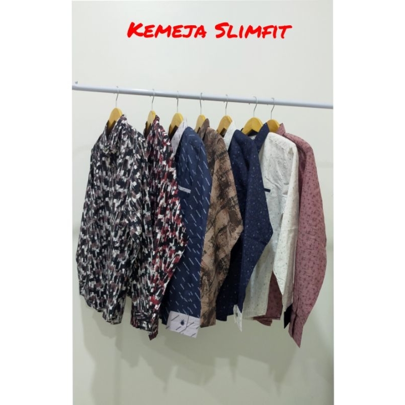 DAMOR Kemeja lengan panjang Slimfit
