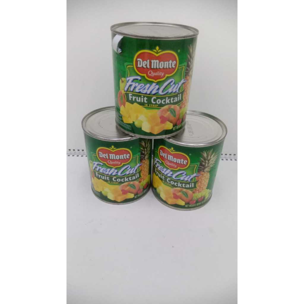 

DELMONTE FRUIT COCKTAIL 825 GRAM/Del Monte Fresh Cut Fruit Cocktail Buah dalam Kaleng 825 gr