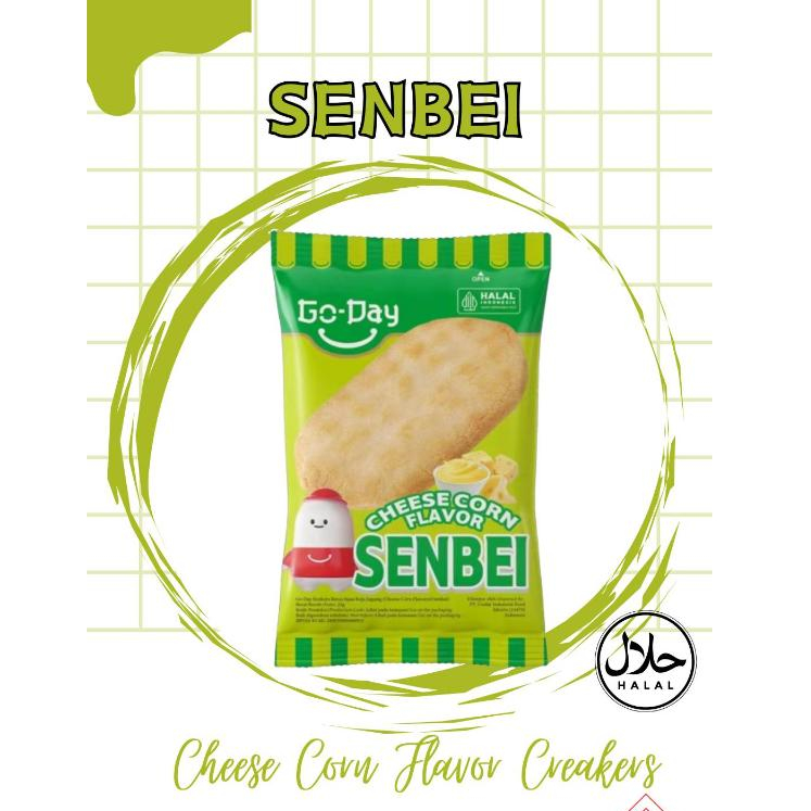 

SENBEI GO DAY CREAKERS CHEESE CORN FLAVOUR