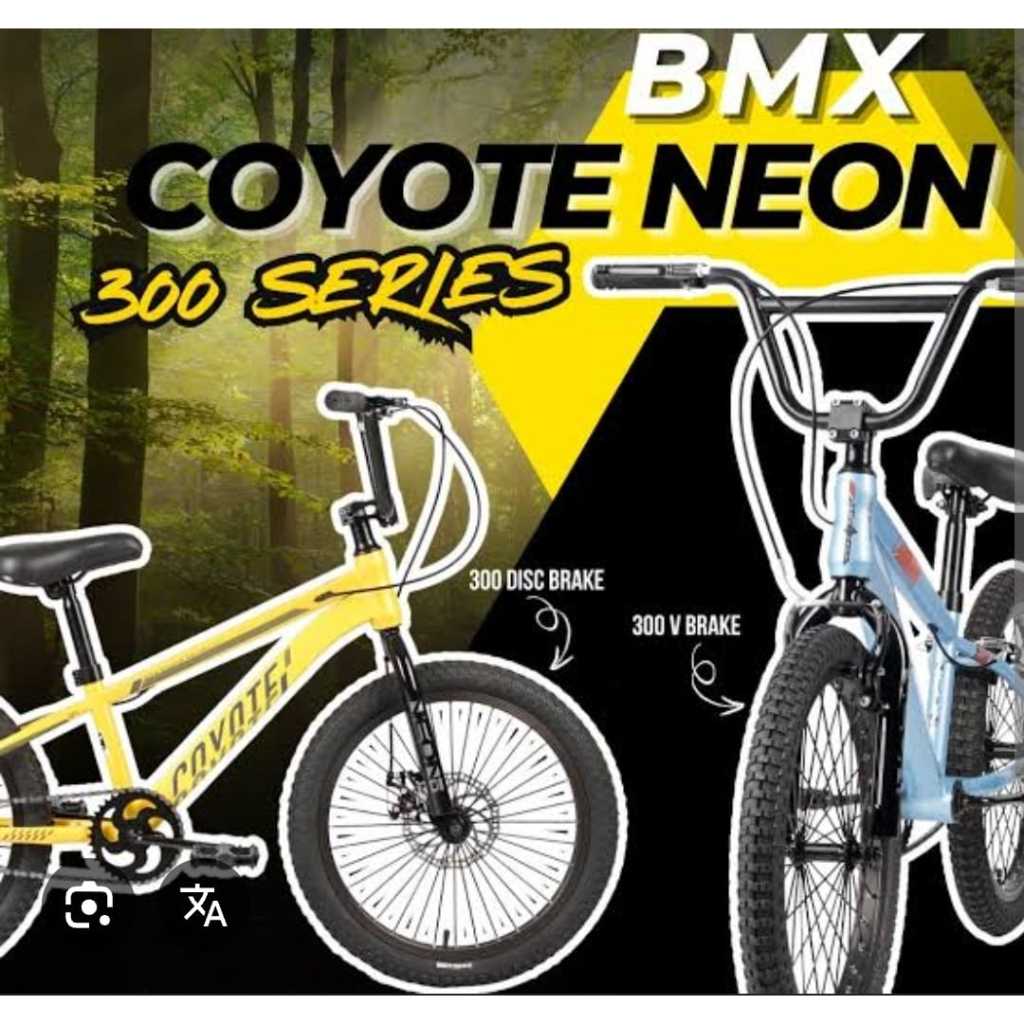 SEPEDA BMX 20 INCH 20" ELEMENT COYOTE NEON MURAH ORIGINAL ASLI SEKOLAH REMAJA DEWASA