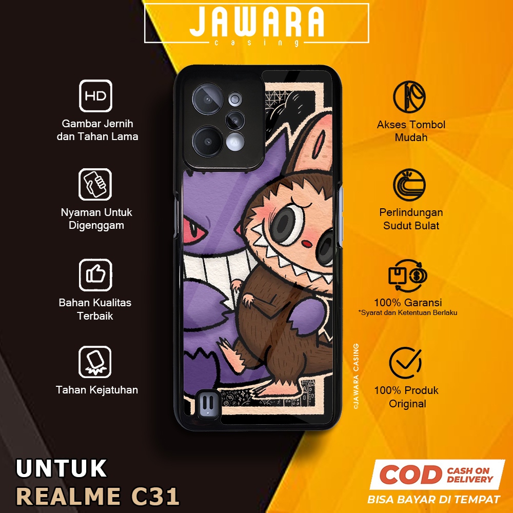 Case Realme C31 Casing Realme C31 [LBBU] Premium Case Glossy Case Hp Realme Jawara Casing Hp Realme 