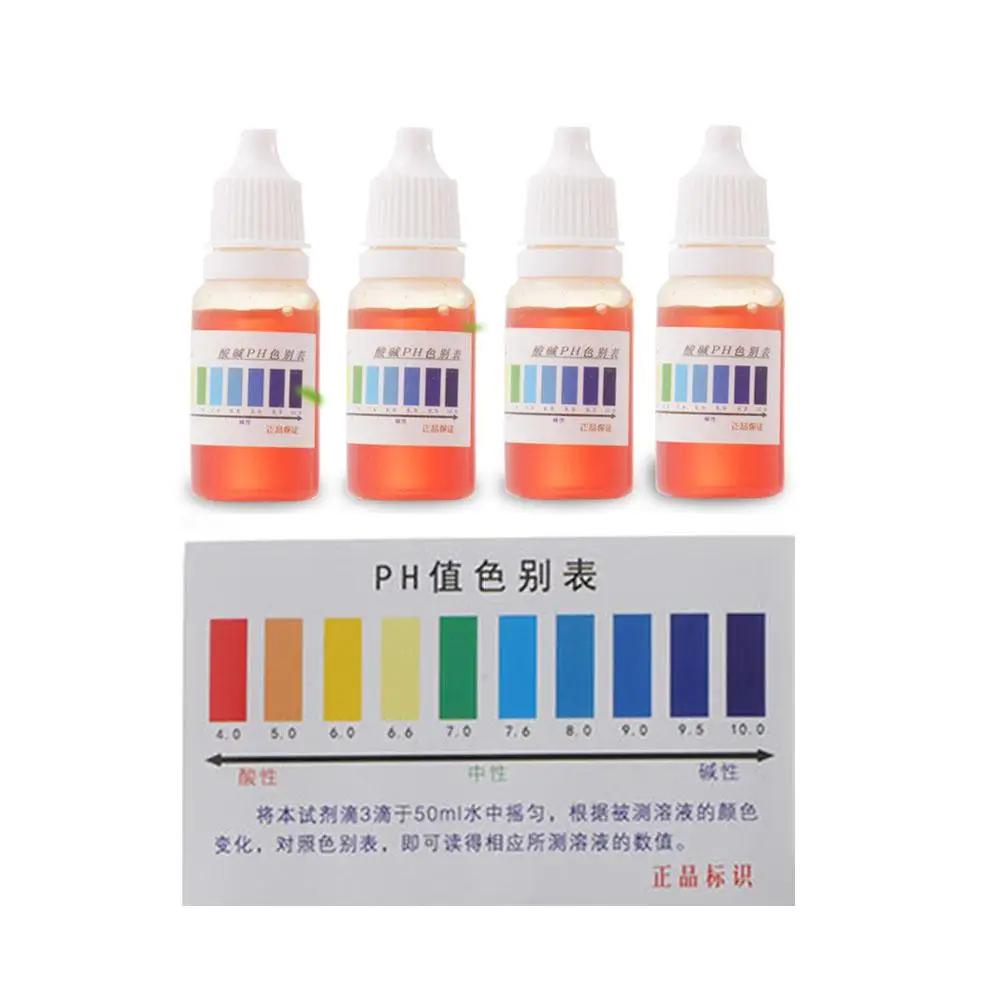 10ml Cairan Ph Tester Ph Tetes Air Pengecek Ph Air Untuk Tes Ph Air Alkali Cek Asam Basa
