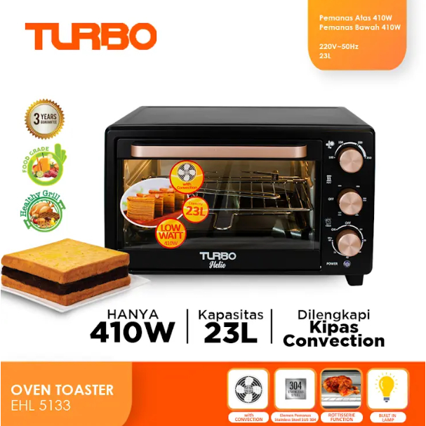 Oven Turbo By Philips Distributor Kapasitas 22 Liter Hemat Listrik