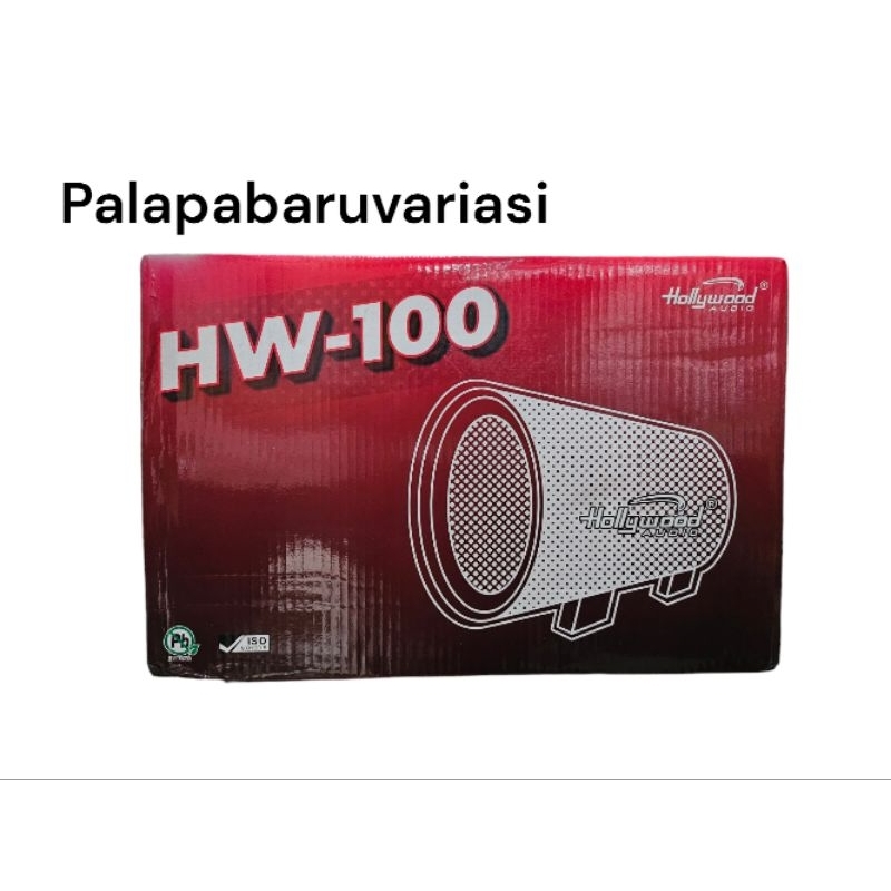 Speaker Basstube Basstuby Subwoofer Aktif Hollywood Hw100  10 inch
