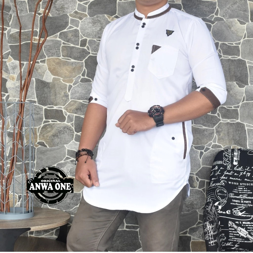 KATUN TOYOBO IMPORT, LENGAN 3/4, BAJU KOKO KURTA PREMIUM QUALITY Baju Busana UAH